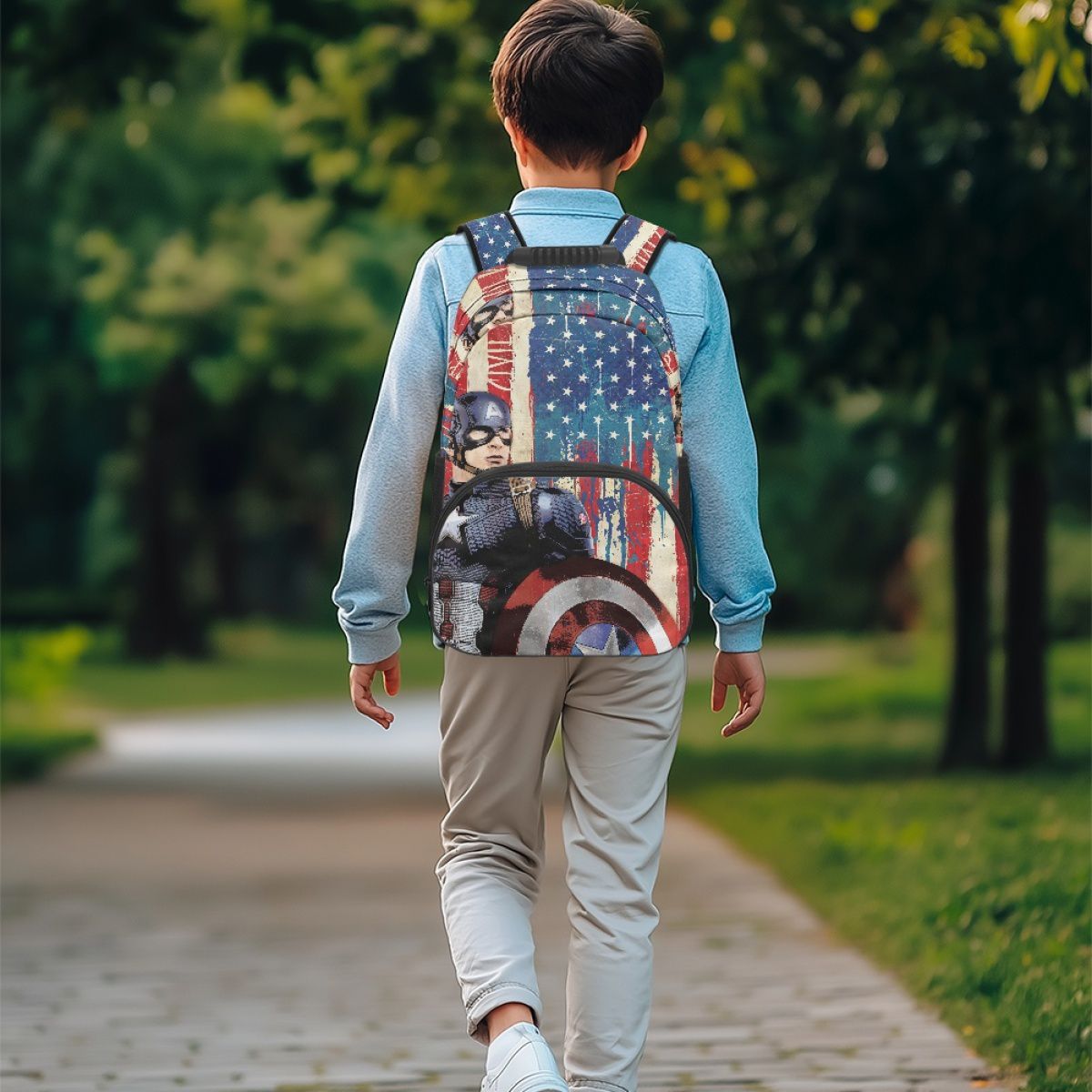 Captain Soldier Superhero Backpack