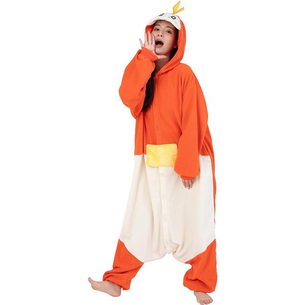 Crocodilian Fire Species Cartoon Costume Onesie