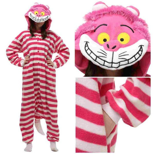 Grinning Cat Cartoon Costume Onesie