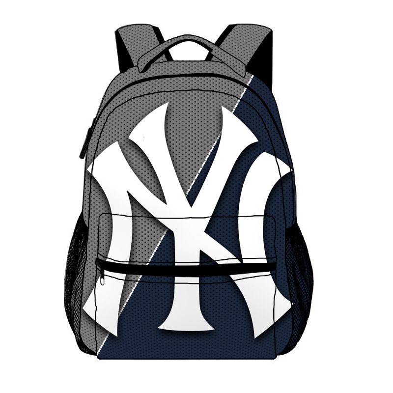 New York Red Baseball Sport School Backpack