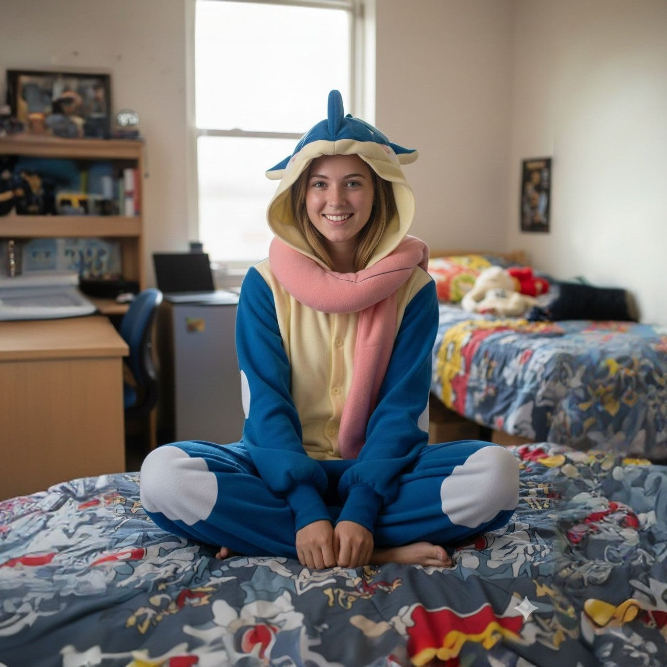 Ninja Water Dark Species Cartoon Costume Onesie