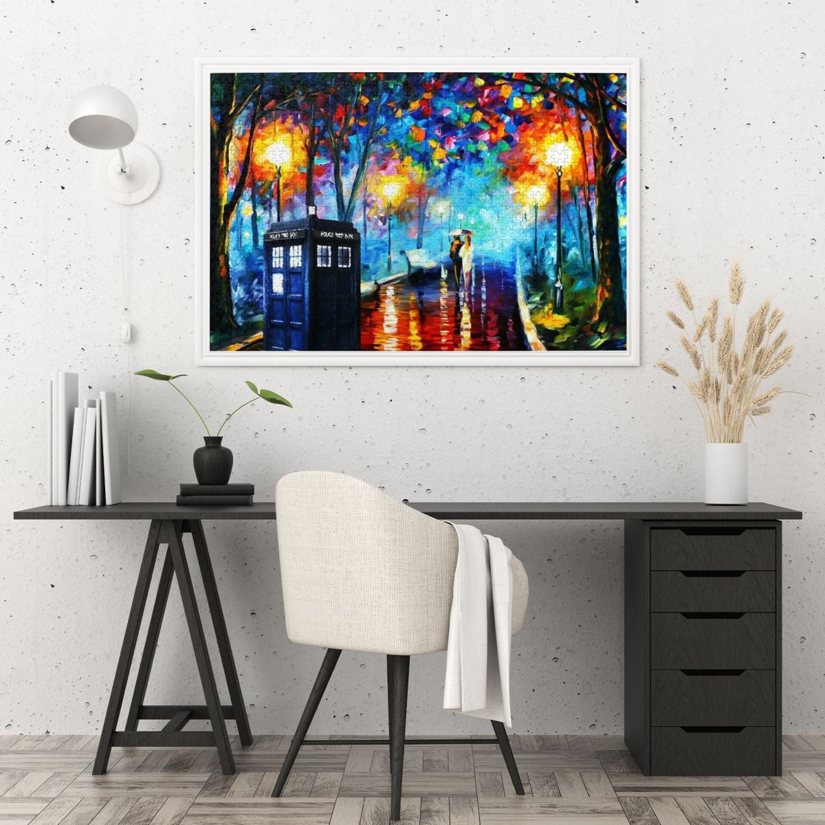 Tardis Police Box Wooden Jigsaw Puzzle