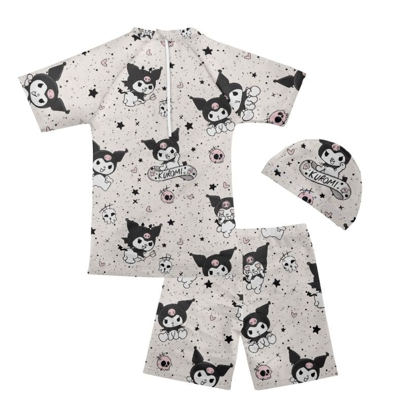 3 Pieces Cute Devil Rabbit Bathing Swim Suits