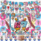 67 Meme Baseball Ice Cream Birthday Party Decorations