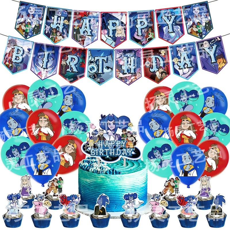 Andi Frankie Guinevere Anime Birthday Party Decorations