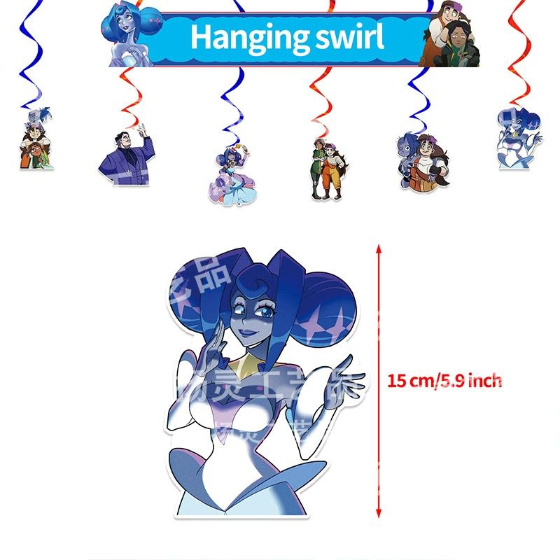 Andi Frankie Guinevere Anime Birthday Party Decorations