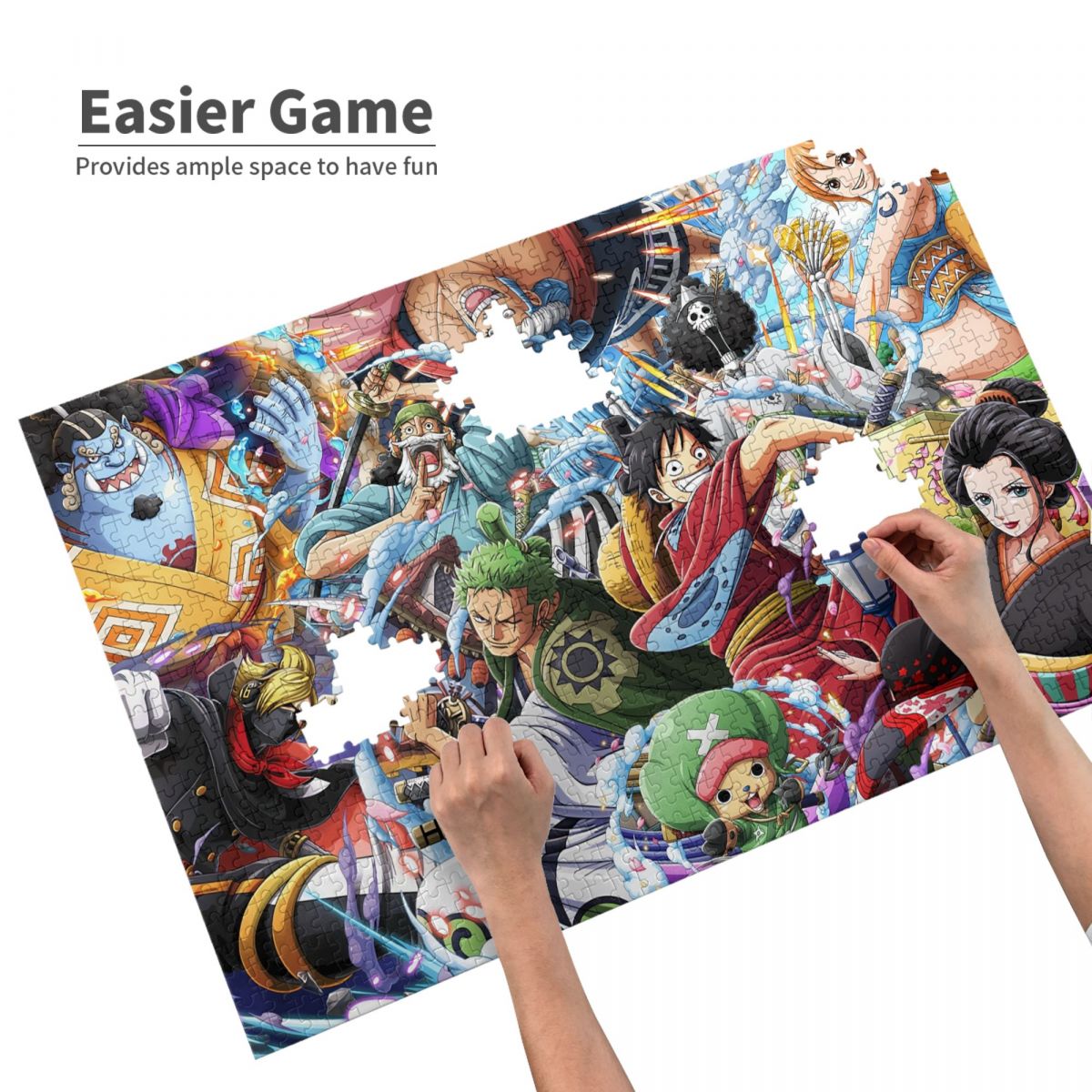 Anime Luffy Wooden Jigsaw Puzzle