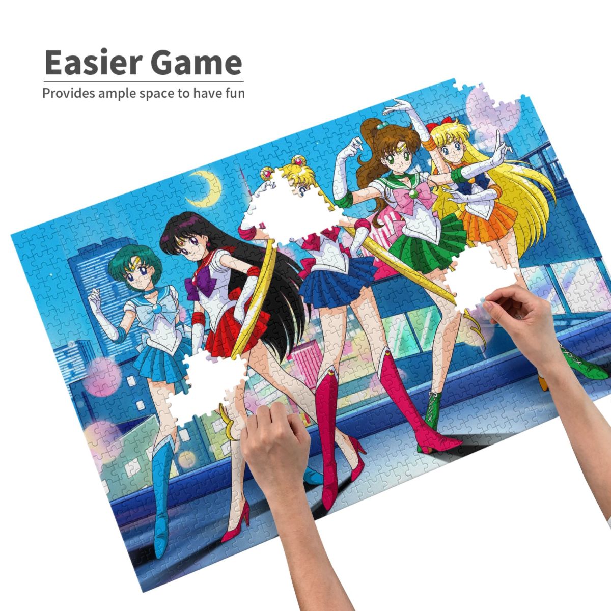 Anime Sailor Senshi Wooden Jigsaw Puzzle