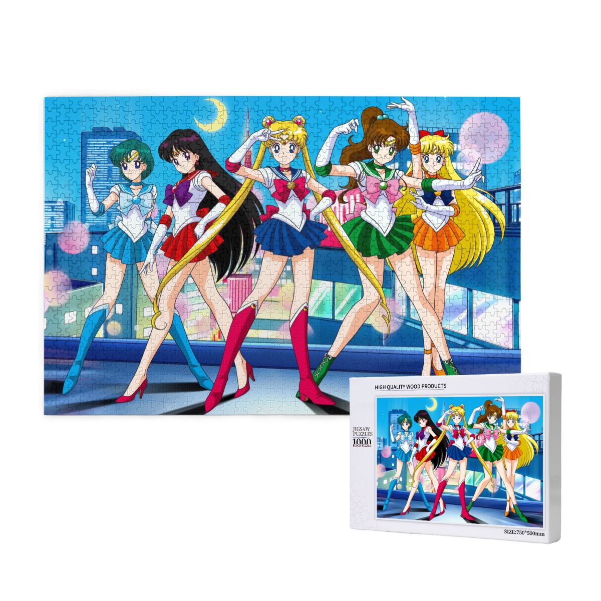 Anime Sailor Senshi Wooden Jigsaw Puzzle