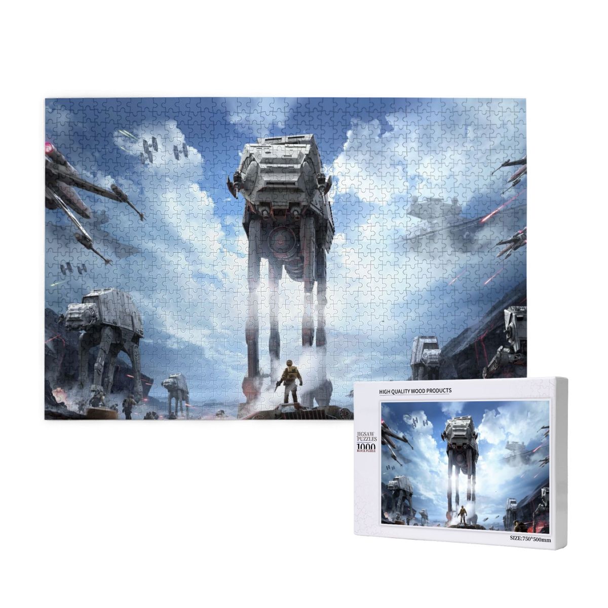 Battlefront Large Walker Assault Wooden Jigsaw Puzzle
