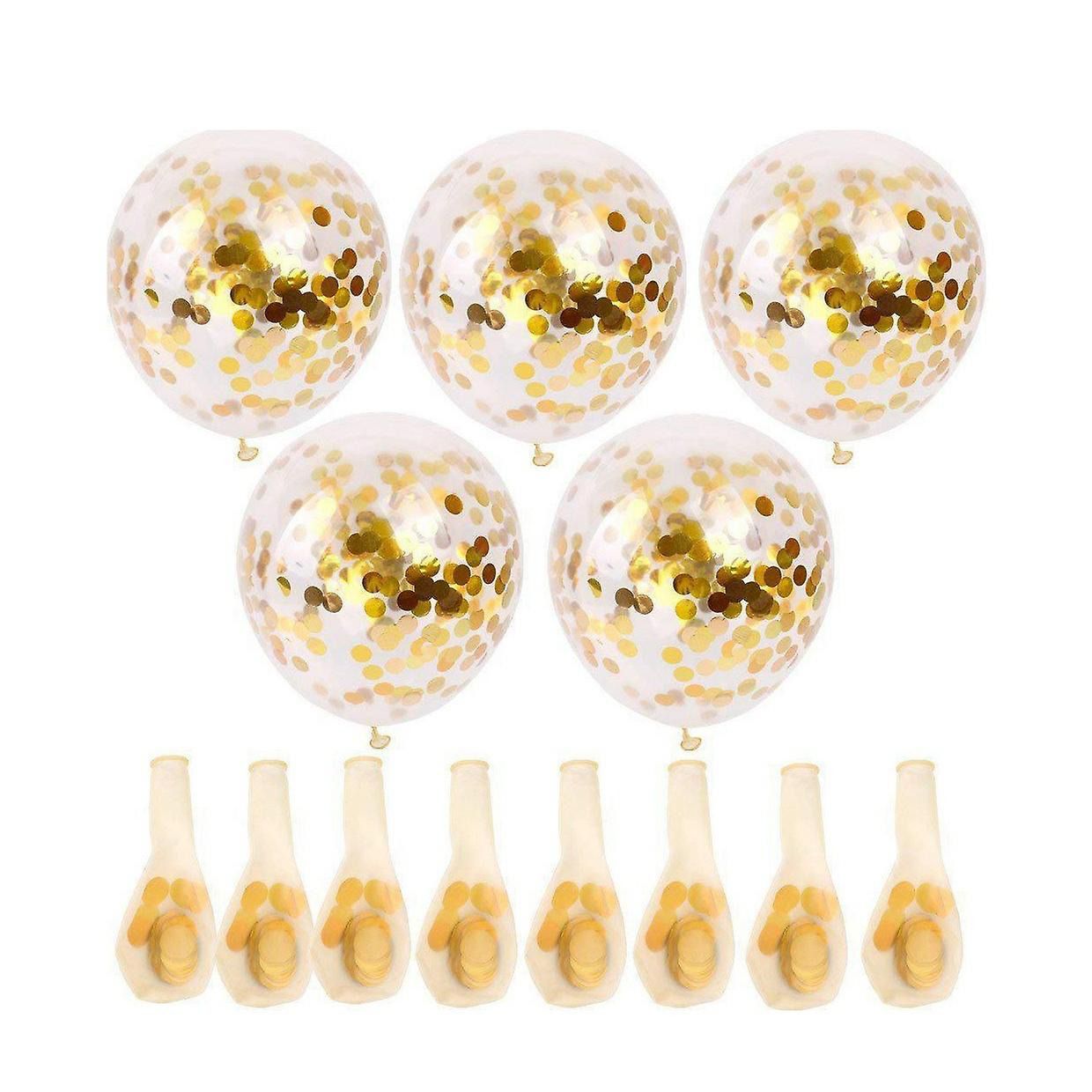 40pcs Luftballons Schwarzes Gold, Geburtstagsdeko, Party Flaggen Kuchen Set