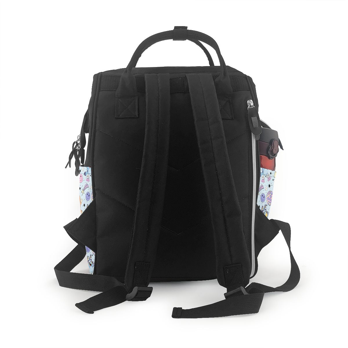 Cartoon Blue Puppey Diaper Bag Backpack