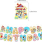 38pcs Cartoon Blue Dogs Birthday Balloons Party Decorations