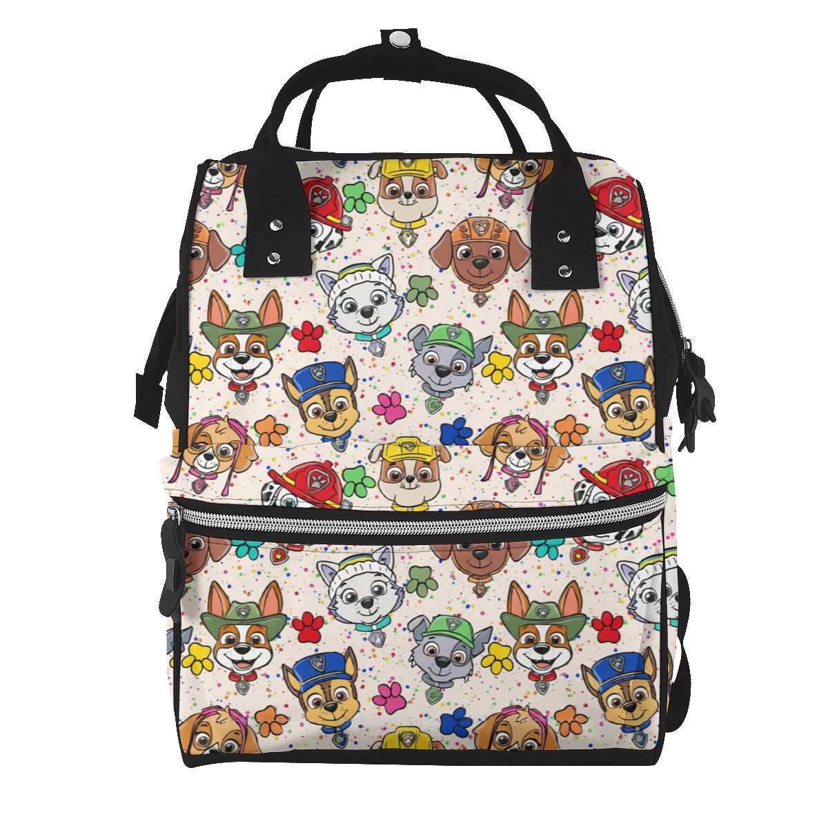 Cartoon Brave Puppies Diaper Bag Backpack