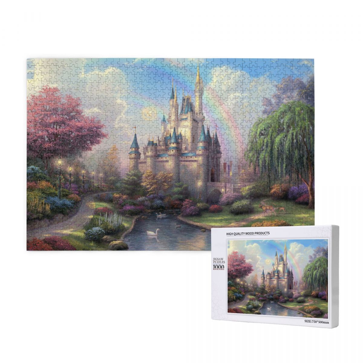 Cartoon Cinderella Wooden Jigsaw Puzzle