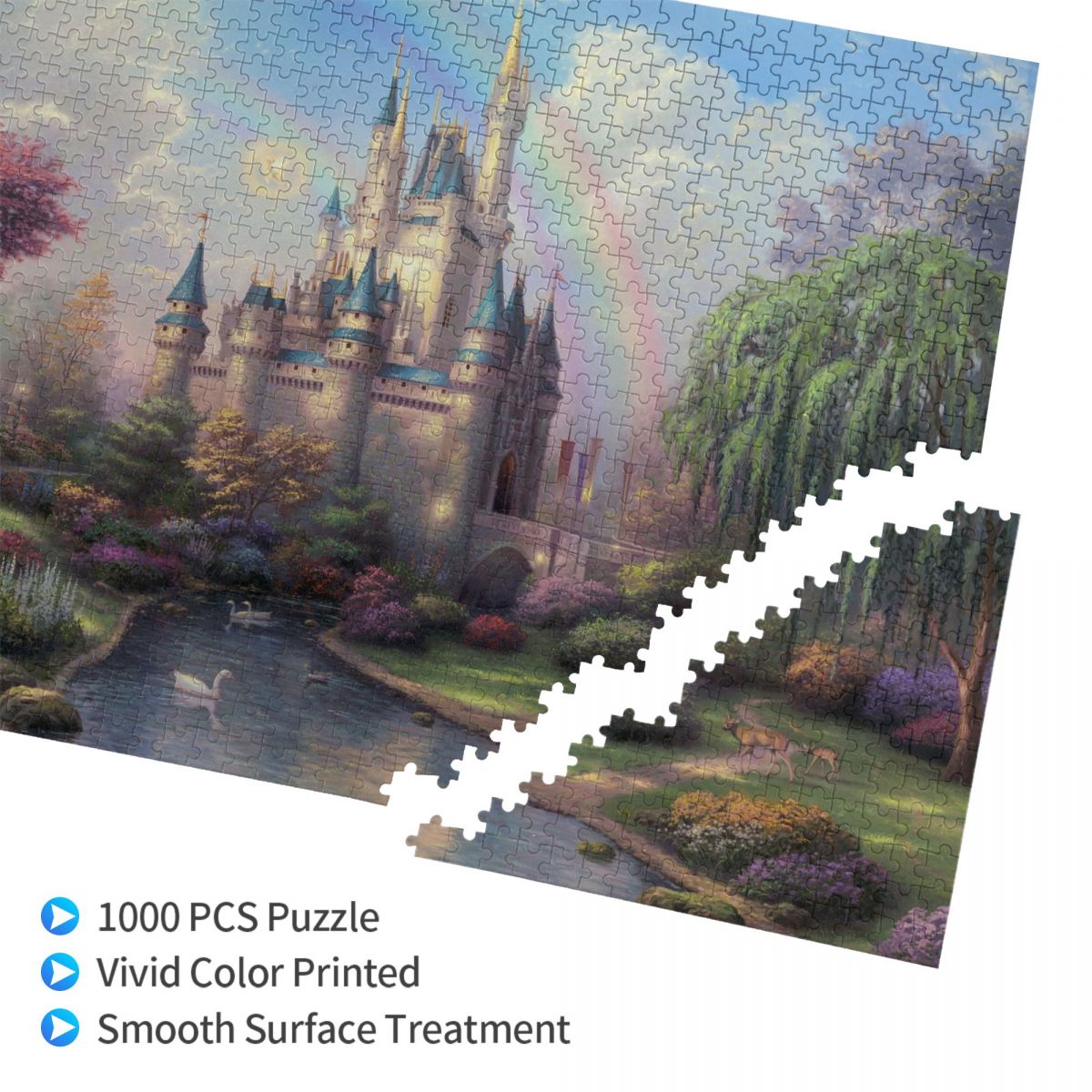 Cartoon Cinderella Wooden Jigsaw Puzzle