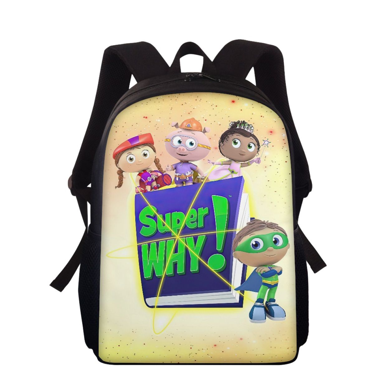 Cartoon Four Fairytale Friends Backpack