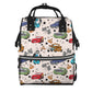 Cartoon Franchise Cars Diaper Bag Backpack