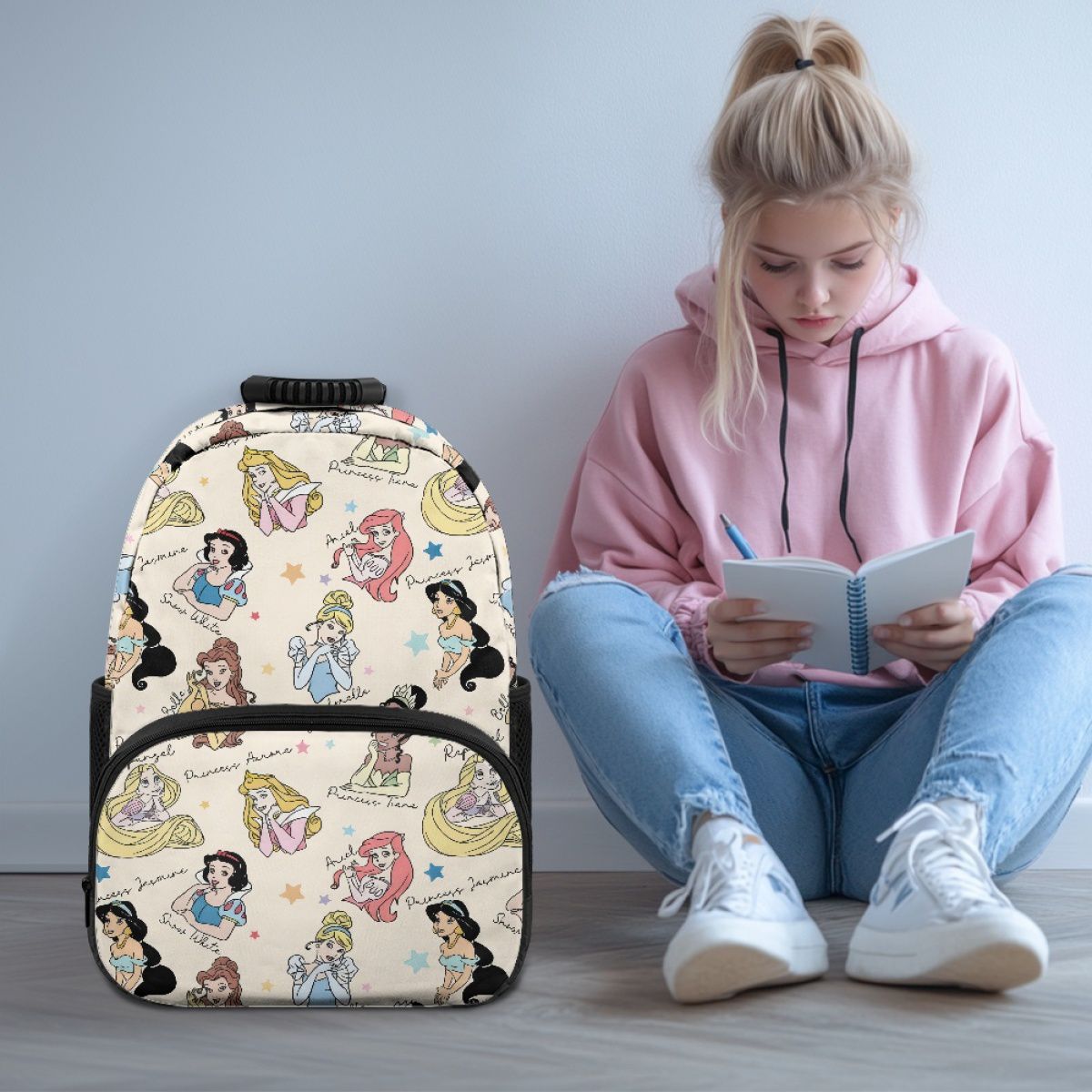 Cartoon Girly Princess Backpack