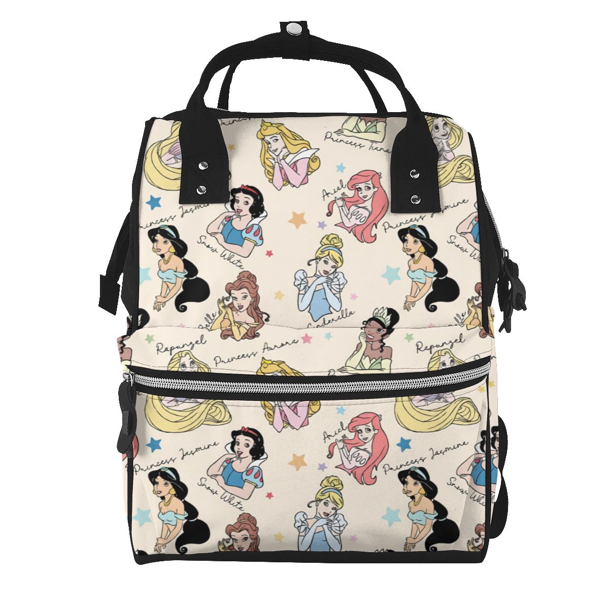 Cartoon Girly Princess Diaper Bag Backpack