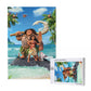 Cartoon Maui Movie Wooden Jigsaw Puzzle