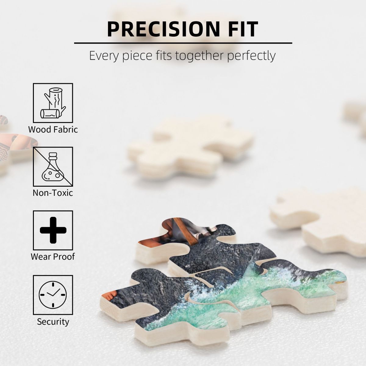 Cartoon Maui Movie Wooden Jigsaw Puzzle