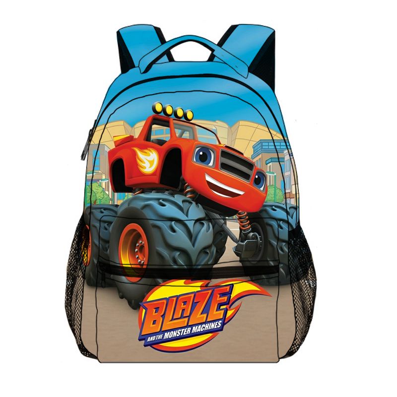 Cartoon Monster Race Truck Backpack
