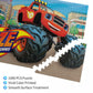 Cartoon Monster Race Truck Wooden Jigsaw Puzzle