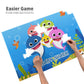 Cartoon Sharks Family Wooden Jigsaw Puzzle