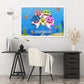 Cartoon Sharks Family Wooden Jigsaw Puzzle