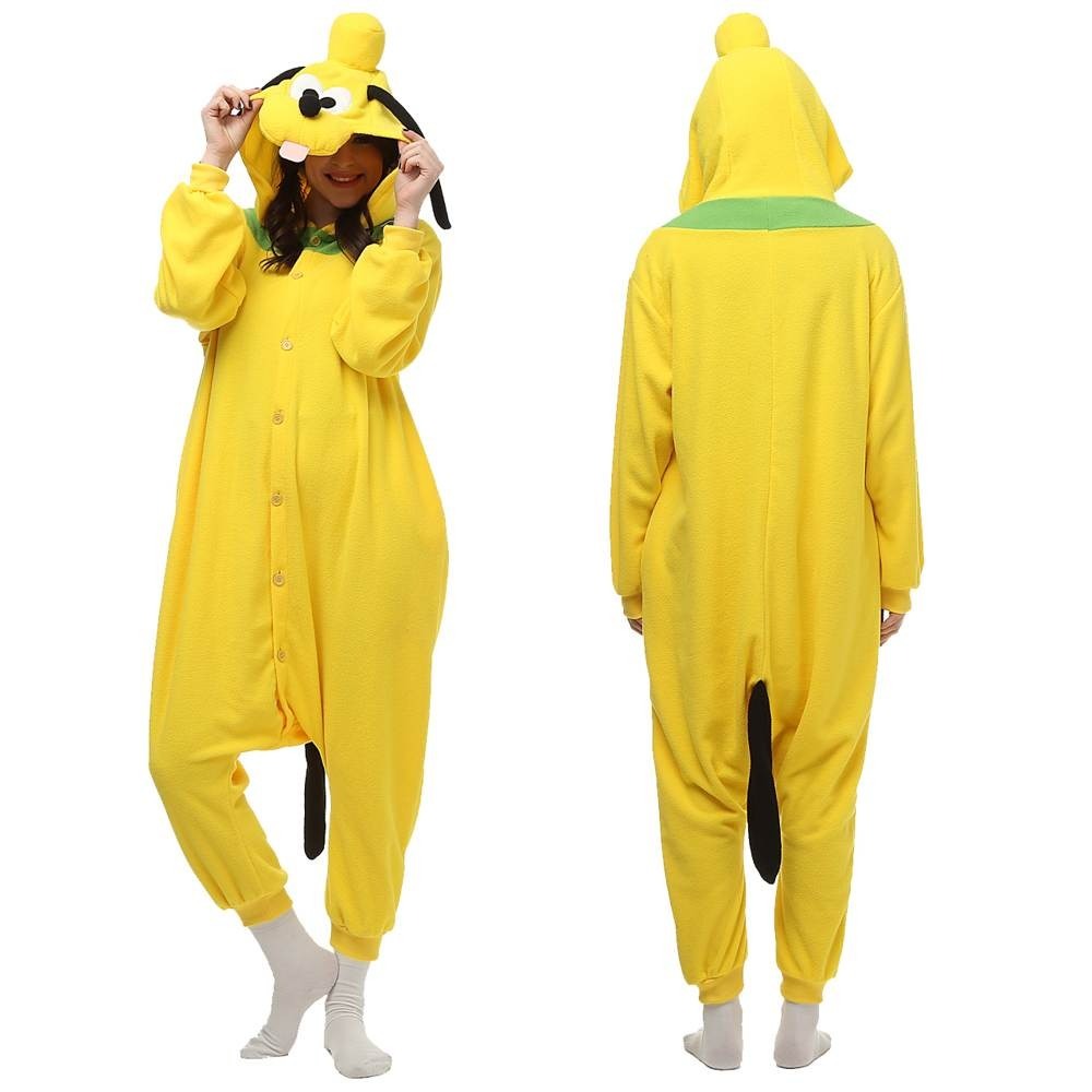 Cartoon Yellow Dog Costume Onesie
