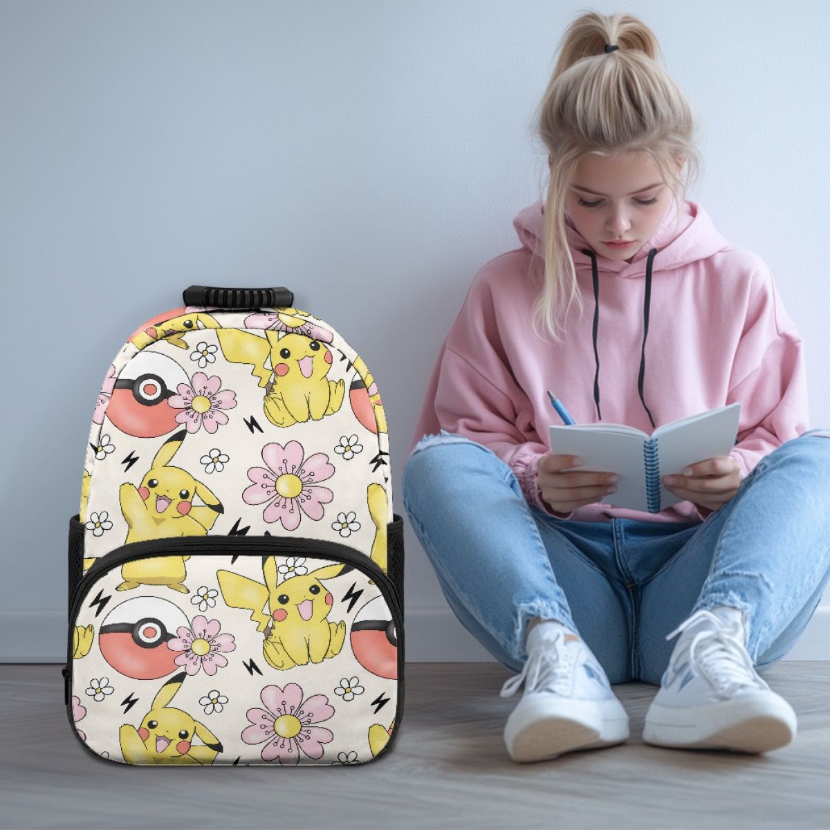Cartoon Yellow Mouse Backpack