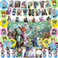 Cartoon Zoo Animal City Birthday Party Decorations