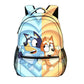 Cartoon Blue Puppey Backpack