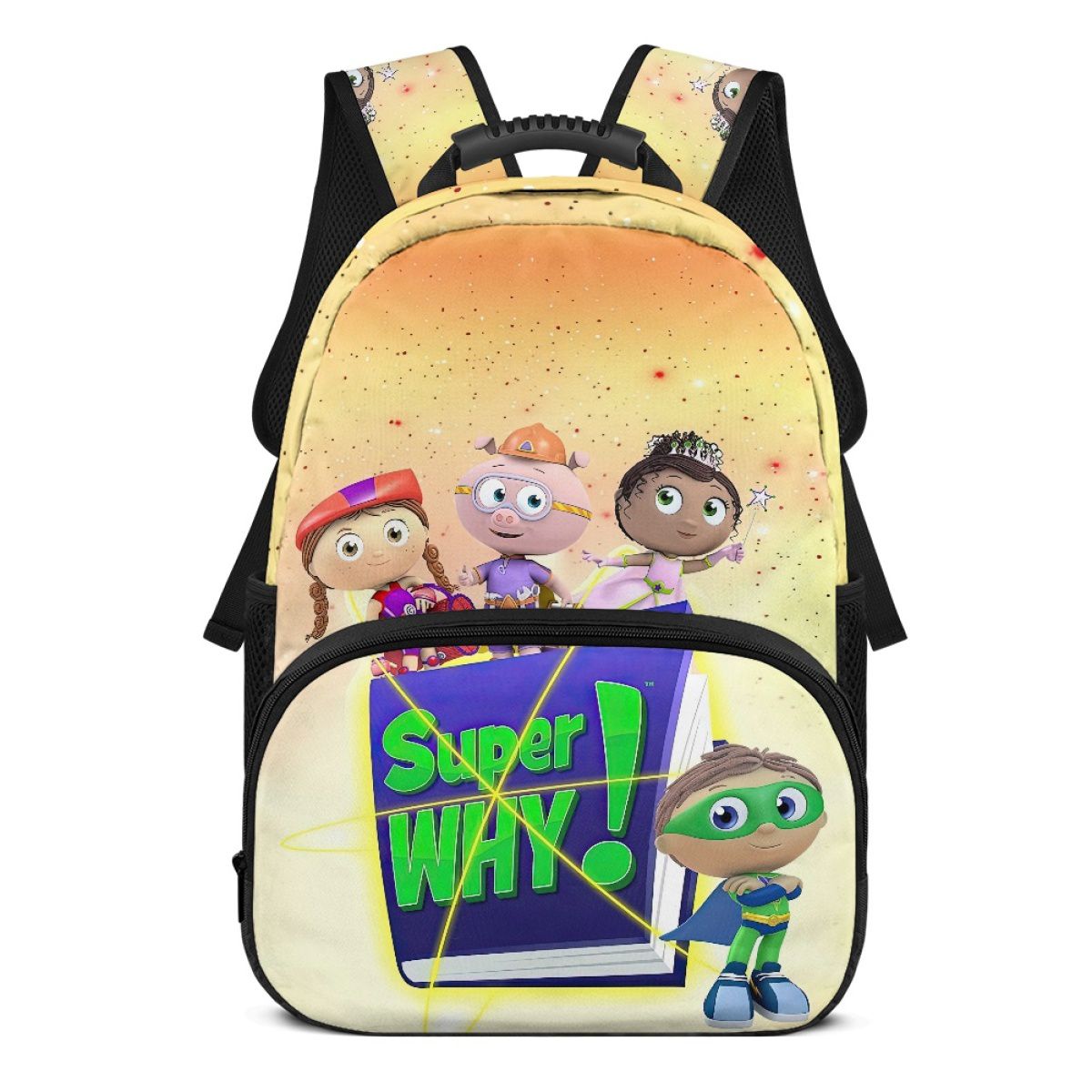 Cartoon Four Fairytale Friends Backpack