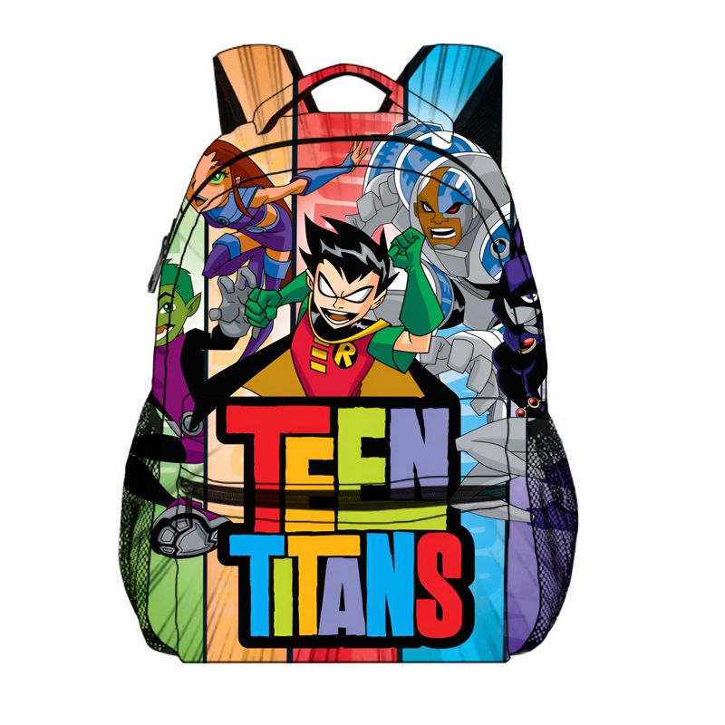 Cartoon Robin Superhero Team Backpack