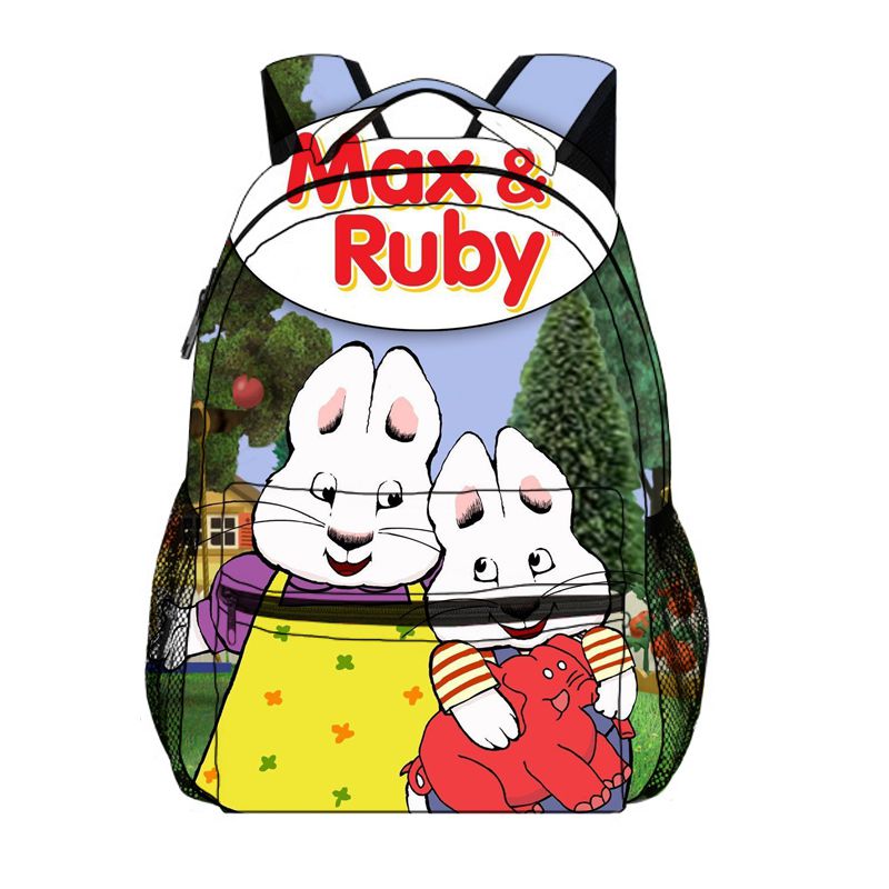 Cartoon Siblings Bunnies Backpack