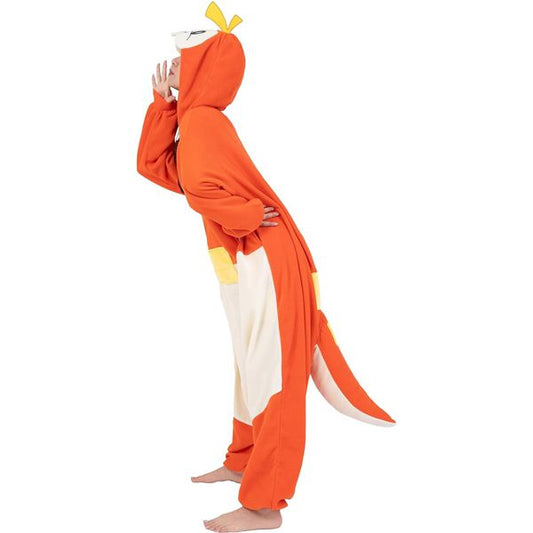 Crocodilian Fire Species Cartoon Costume Onesie