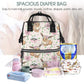 Cute Brown Fur Species Diaper Bag Backpack