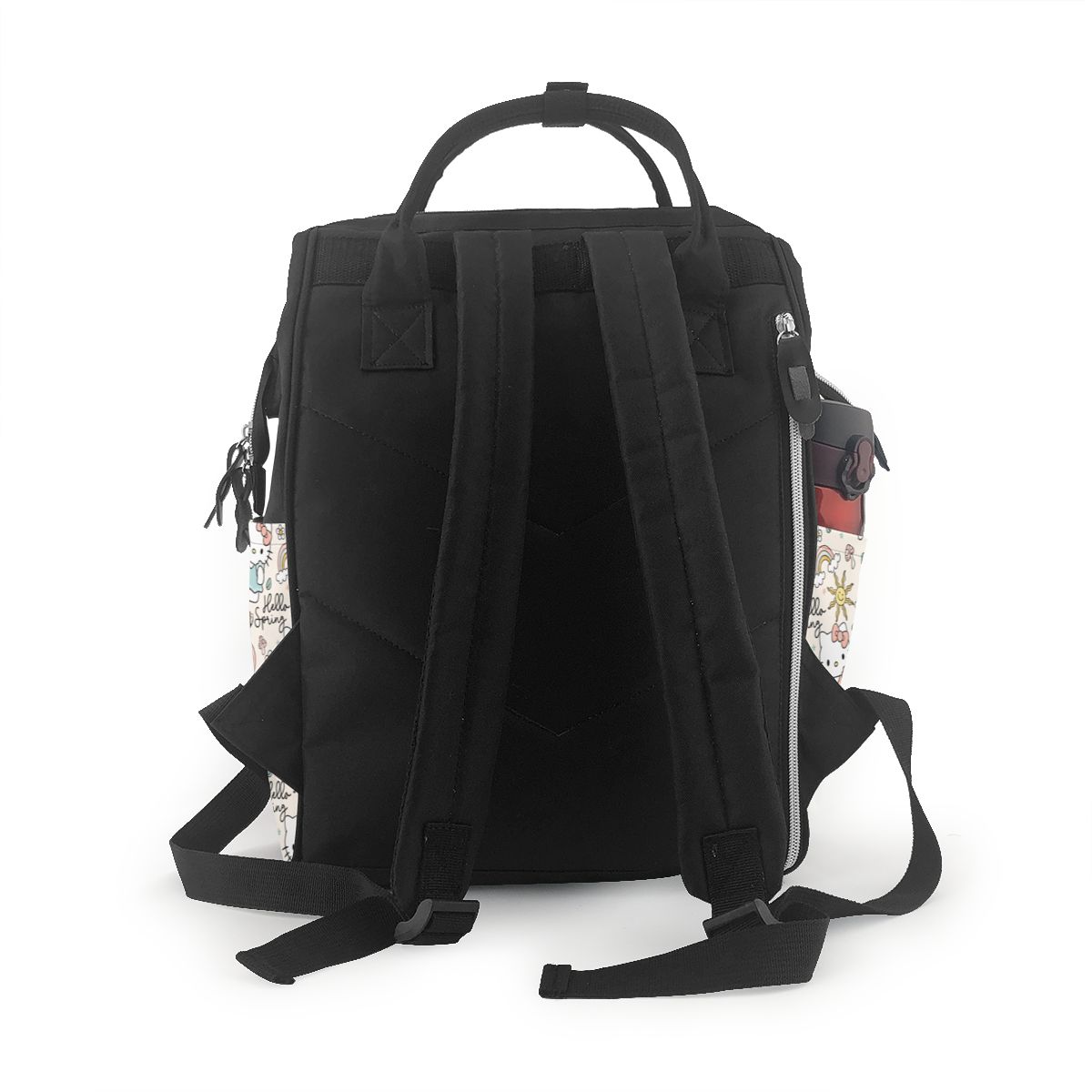Cute Kitty White Cat Diaper Bag Backpack