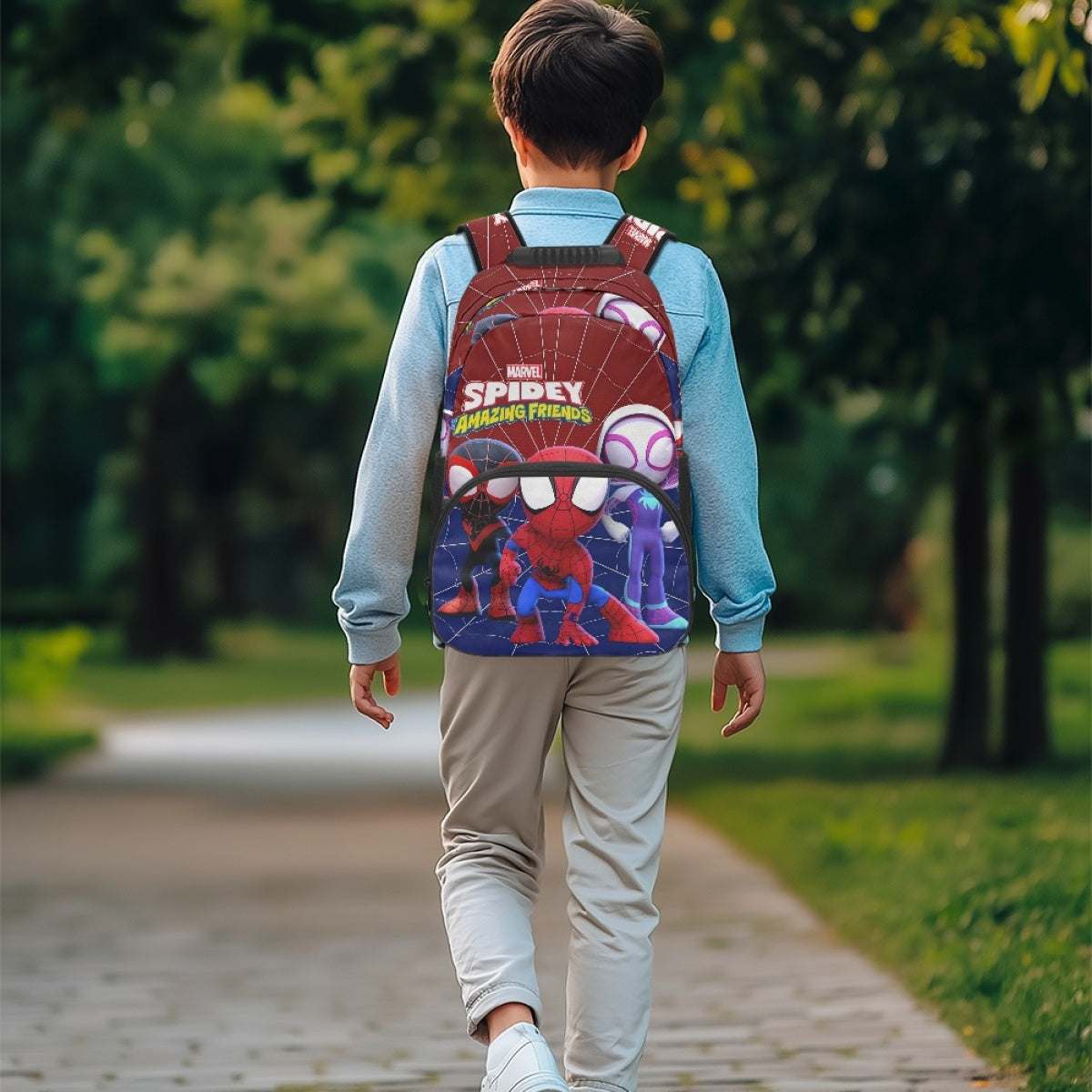 Cute Spider Superheros Team Backpack