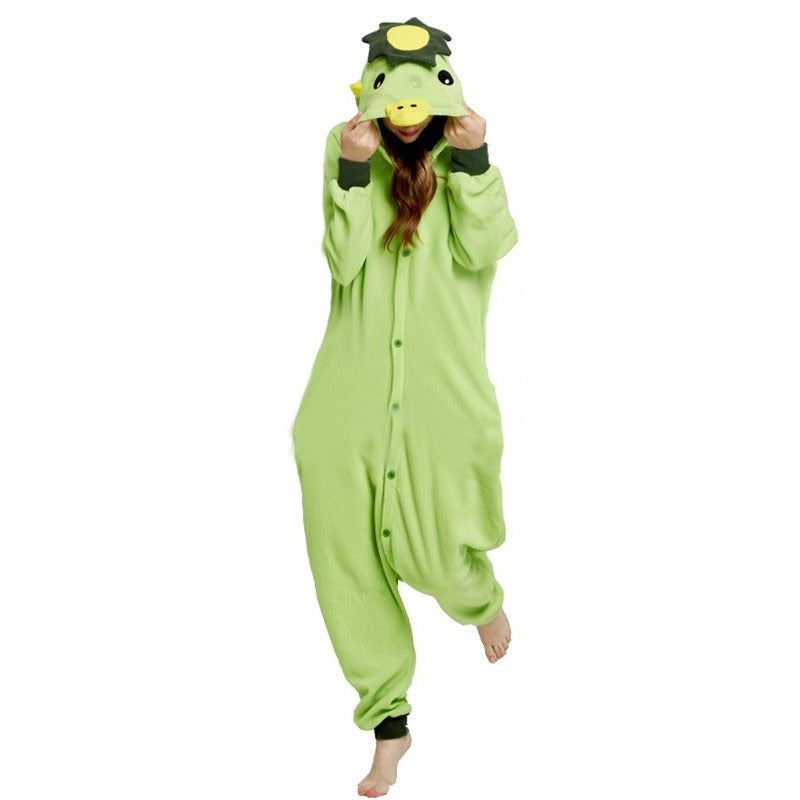 Duck Lily Pad Water Grass Species Cartoon Costume Onesie
