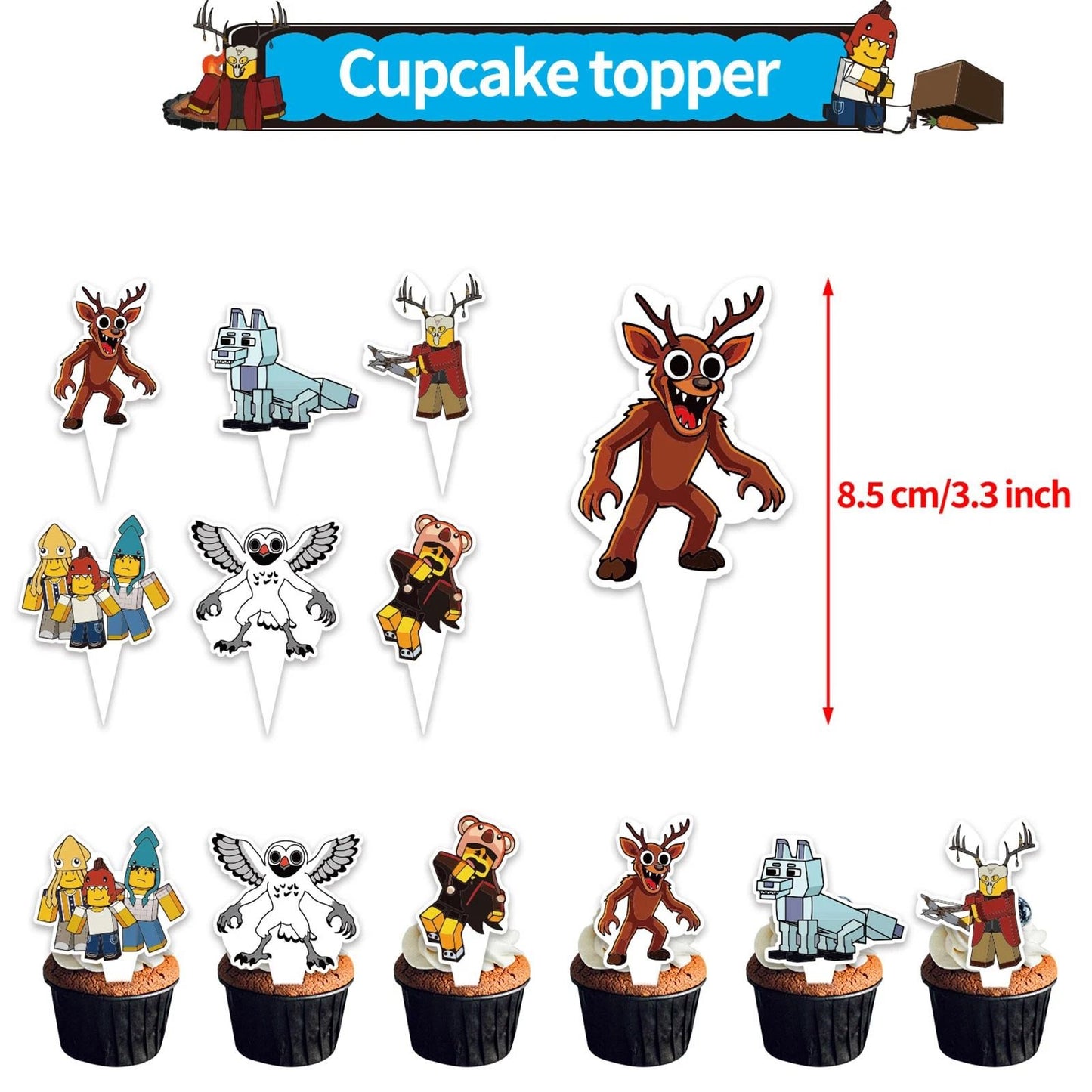 Forest Night Horror Game Party Decorations