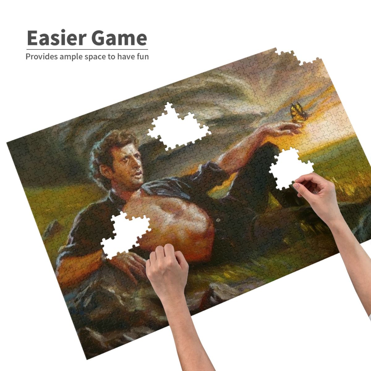 Funny Meme Jeff Wooden Jigsaw Puzzle