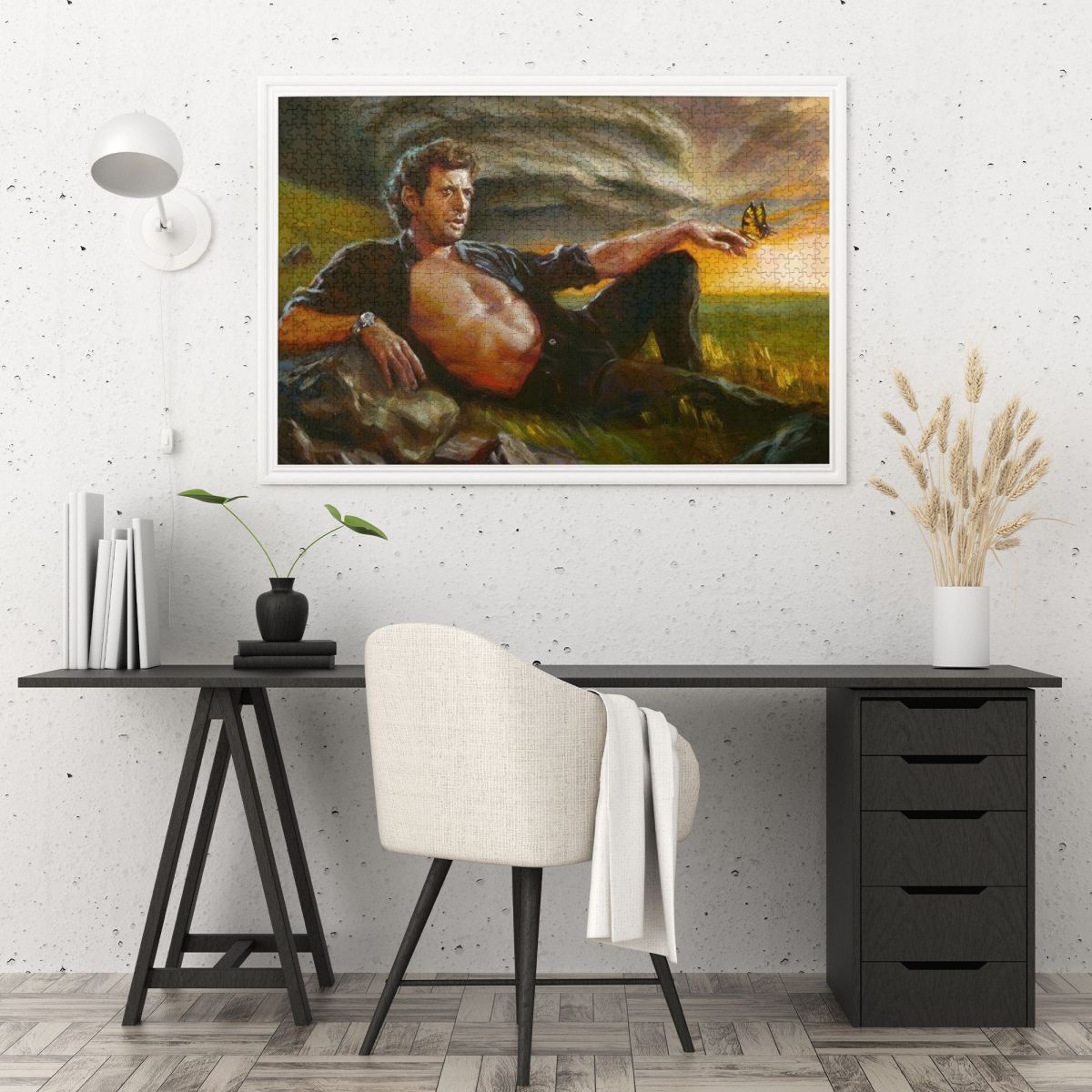 Funny Meme Jeff Wooden Jigsaw Puzzle