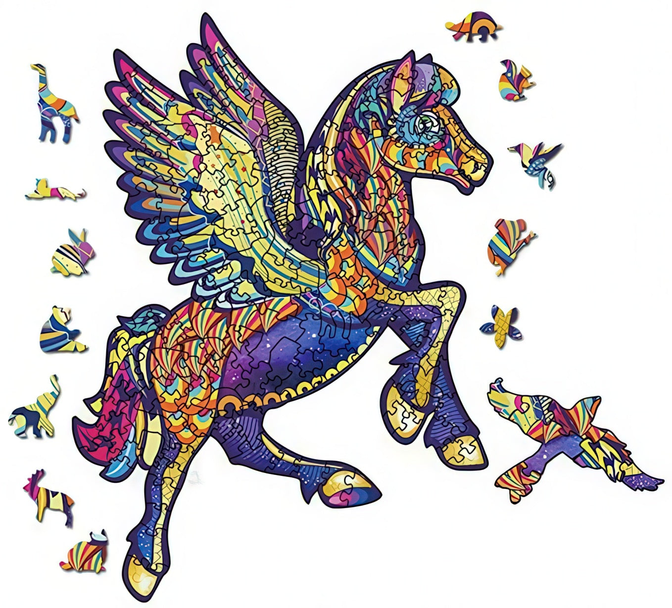 Unicorn Jigsaw Puzzles - Unique Shaped Wooden Puzzles