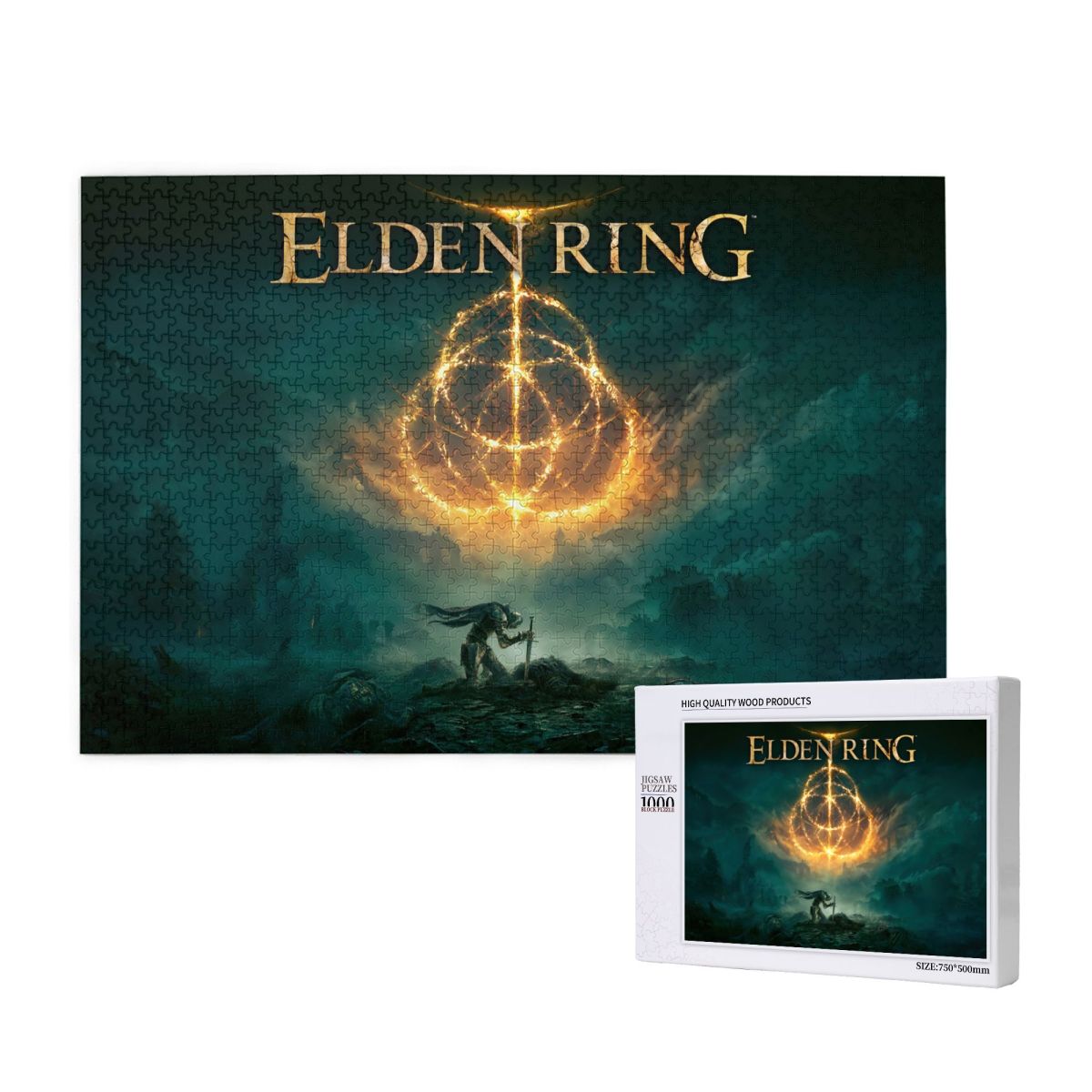 Gothic Elden Video Game Wooden Jigsaw Puzzle