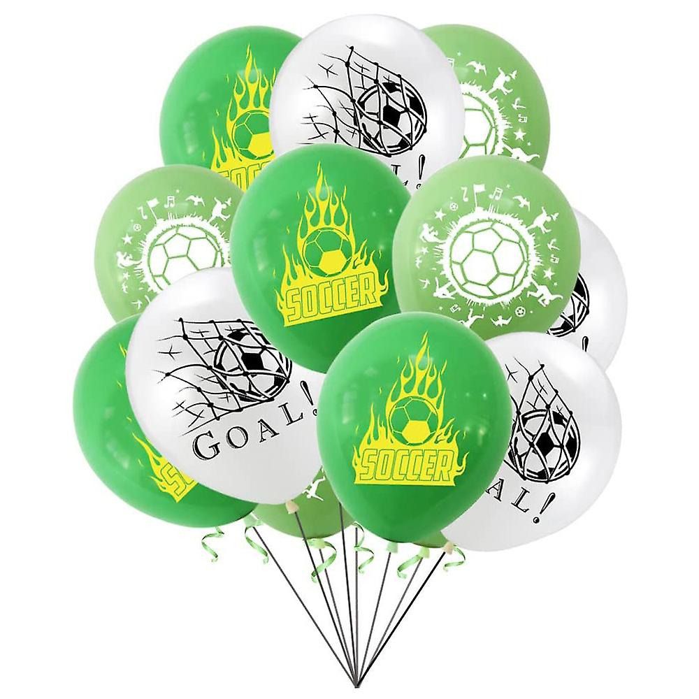 37pcs Green Soccer Balloons Birthday Party Decorations