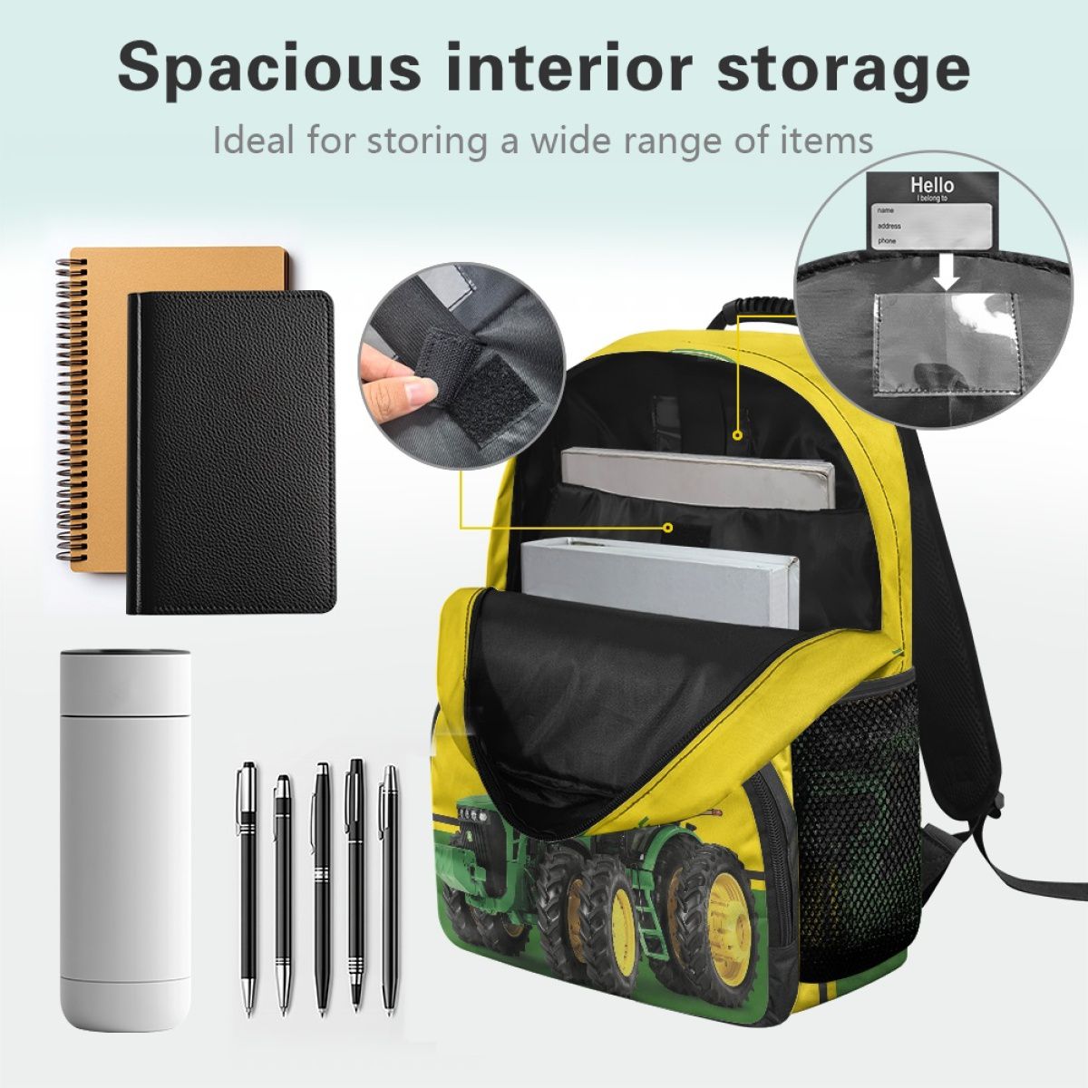 Green Farm Truck Backpack