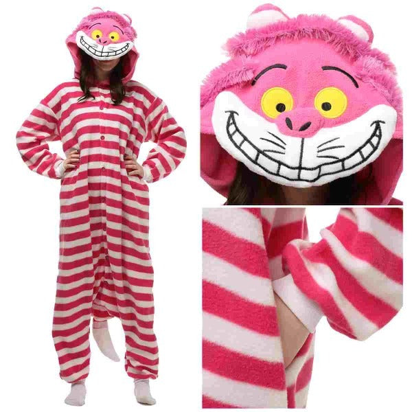 Grinning Cat Cartoon Costume Onesie